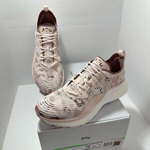 APL Streamline Men’s Sneakers 10 Creme Beachwood Camo Running Shoes NIB 🏃‍♂️✨